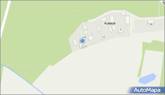 Kulasze, Kulasze, 11, mapa Kulasze