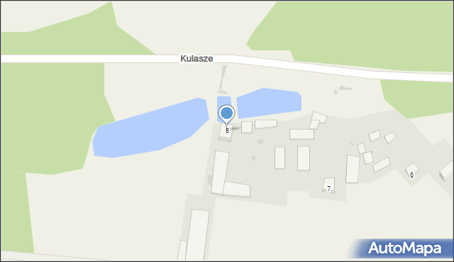 Kulasze, Kulasze, 8, mapa Kulasze