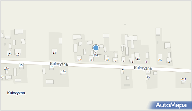 Kulczyzna, Kulczyzna, 10A, mapa Kulczyzna