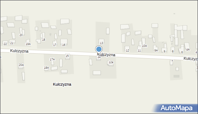 Kulczyzna, Kulczyzna, 14, mapa Kulczyzna