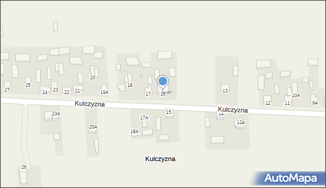 Kulczyzna, Kulczyzna, 16, mapa Kulczyzna