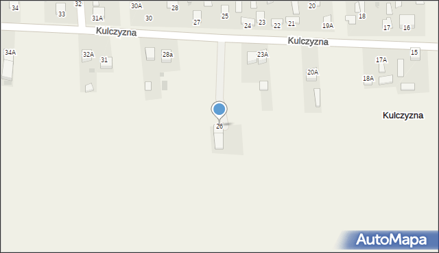 Kulczyzna, Kulczyzna, 26, mapa Kulczyzna