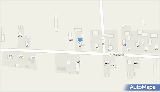 Kulczyzna, Kulczyzna, 34, mapa Kulczyzna