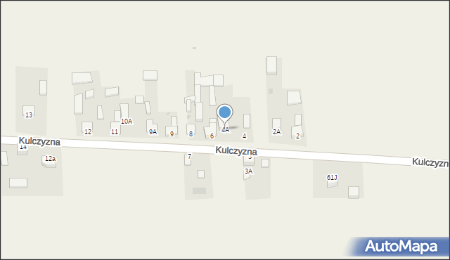 Kulczyzna, Kulczyzna, 4A, mapa Kulczyzna