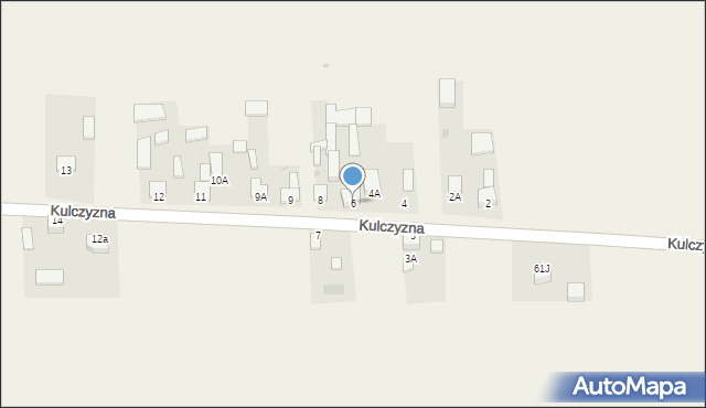 Kulczyzna, Kulczyzna, 6, mapa Kulczyzna