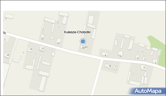 Kulesze-Chobotki, Kulesze-Chobotki, 9, mapa Kulesze-Chobotki