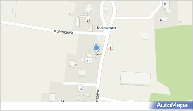 Kuleszewo, Kuleszewo, 16, mapa Kuleszewo