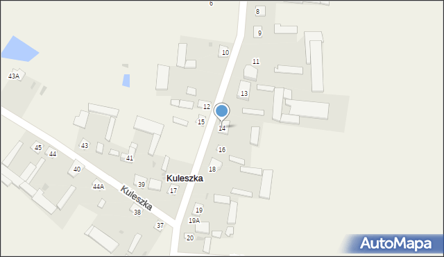 Kuleszka, Kuleszka, 14, mapa Kuleszka