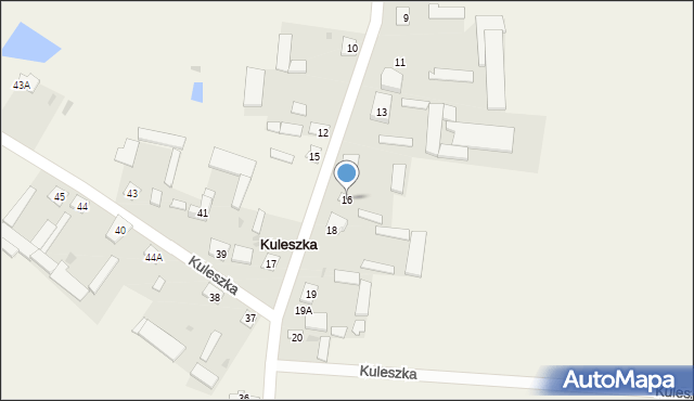 Kuleszka, Kuleszka, 16, mapa Kuleszka