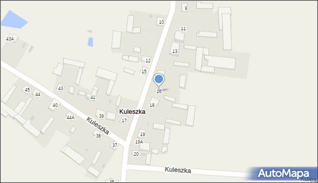 Kuleszka, Kuleszka, 16, mapa Kuleszka