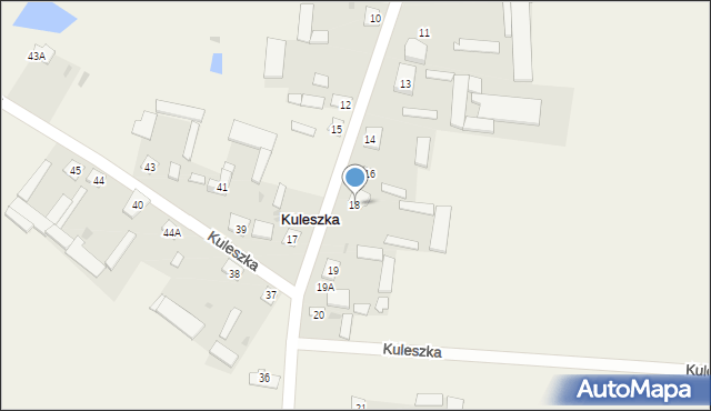 Kuleszka, Kuleszka, 18, mapa Kuleszka