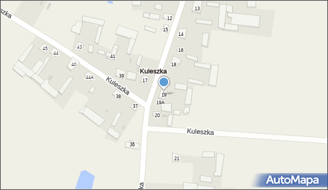Kuleszka, Kuleszka, 19, mapa Kuleszka