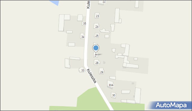 Kuleszka, Kuleszka, 27, mapa Kuleszka