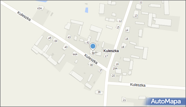 Kuleszka, Kuleszka, 39, mapa Kuleszka