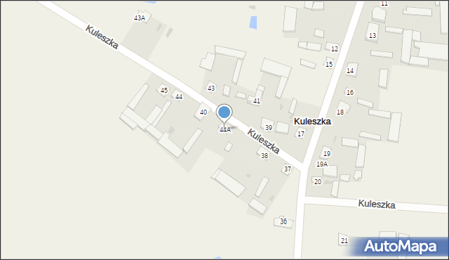 Kuleszka, Kuleszka, 44A, mapa Kuleszka