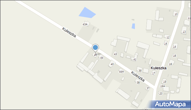 Kuleszka, Kuleszka, 45, mapa Kuleszka