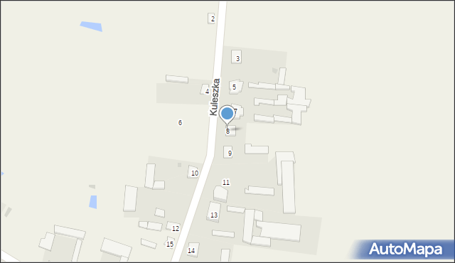 Kuleszka, Kuleszka, 8, mapa Kuleszka