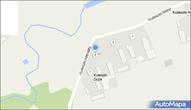 Kuleszki-Nienałty, Kuleszki-Nienałty, 6, mapa Kuleszki-Nienałty
