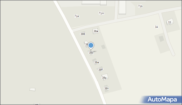Kulice, Kulice, 38d, mapa Kulice