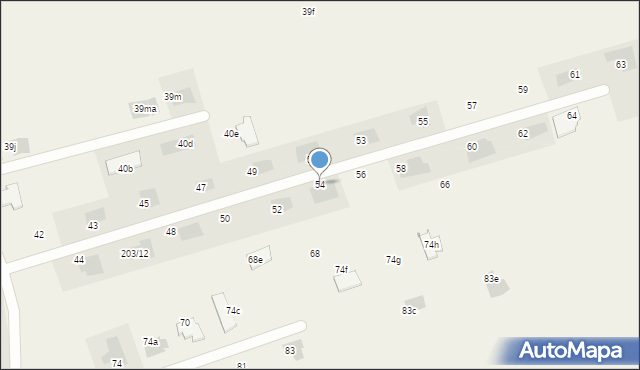 Kulice, Kulice, 54, mapa Kulice