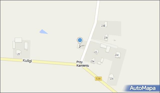 Kuligi, Kuligi, 24, mapa Kuligi