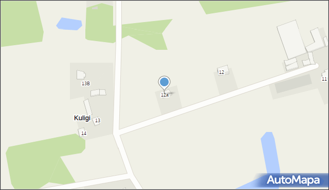 Kuligi, Kuligi, 12a, mapa Kuligi