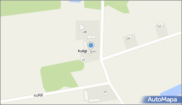 Kuligi, Kuligi, 13, mapa Kuligi