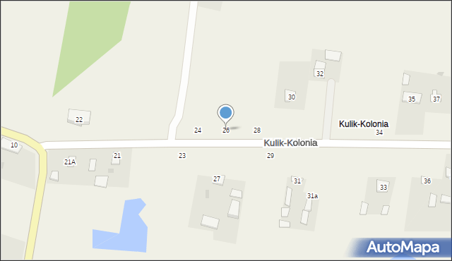 Kulik-Kolonia, Kulik-Kolonia, 26, mapa Kulik-Kolonia