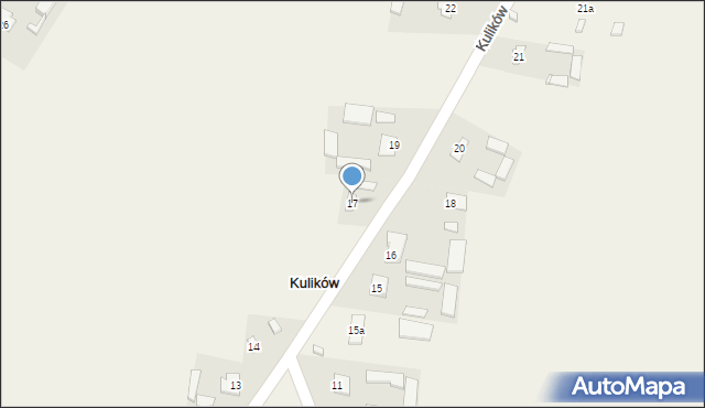 Kulików, Kulików, 17, mapa Kulików