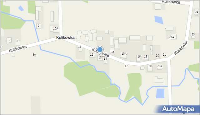 Kulikówka, Kulikówka, 13, mapa Kulikówka