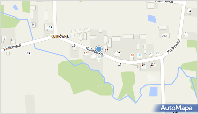 Kulikówka, Kulikówka, 14, mapa Kulikówka