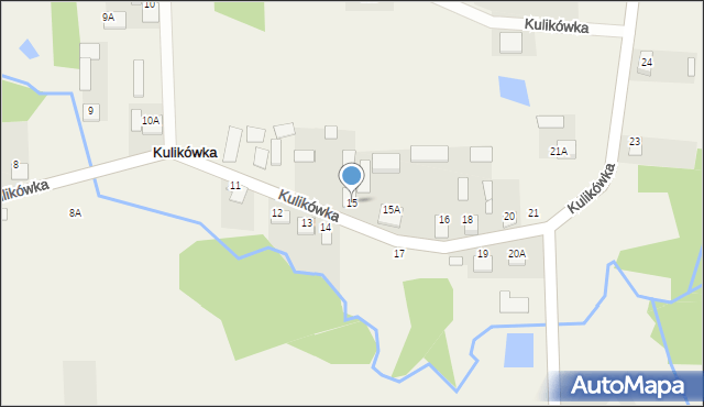 Kulikówka, Kulikówka, 15, mapa Kulikówka