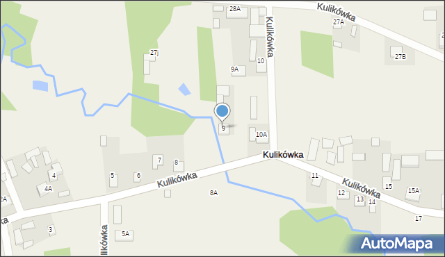 Kulikówka, Kulikówka, 9, mapa Kulikówka