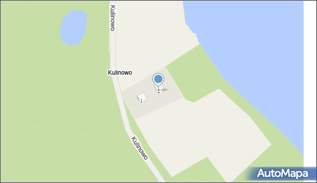 Kulinowo, Kulinowo, 2, mapa Kulinowo