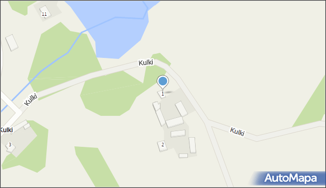 Kulki, Kulki, 1, mapa Kulki