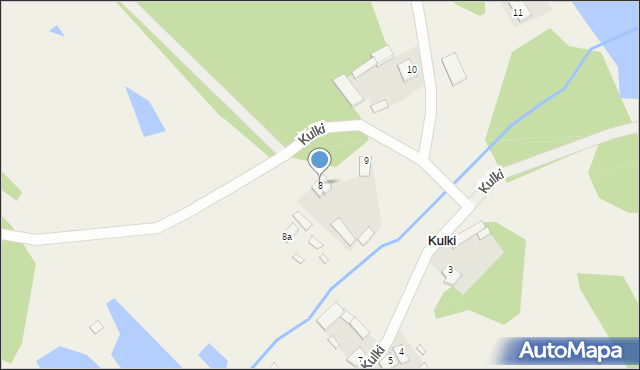 Kulki, Kulki, 8, mapa Kulki