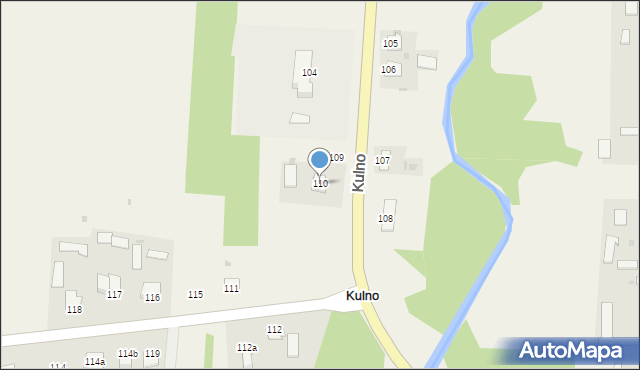 Kulno, Kulno, 110, mapa Kulno