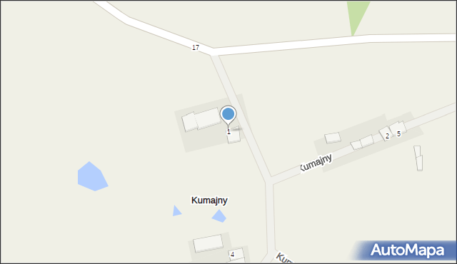 Kumajny, Kumajny, 1, mapa Kumajny