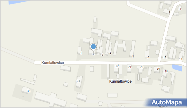 Kumiałtowice, Kumiałtowice, 2, mapa Kumiałtowice