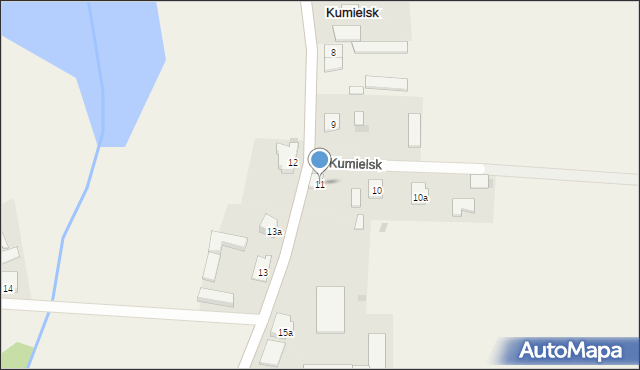 Kumielsk, Kumielsk, 11, mapa Kumielsk