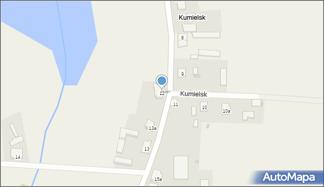 Kumielsk, Kumielsk, 12, mapa Kumielsk