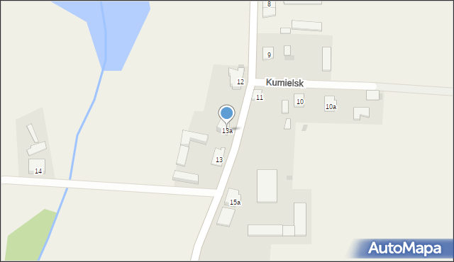 Kumielsk, Kumielsk, 13a, mapa Kumielsk