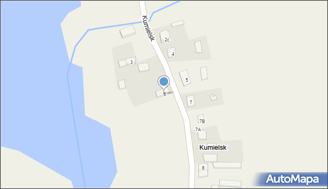 Kumielsk, Kumielsk, 6, mapa Kumielsk
