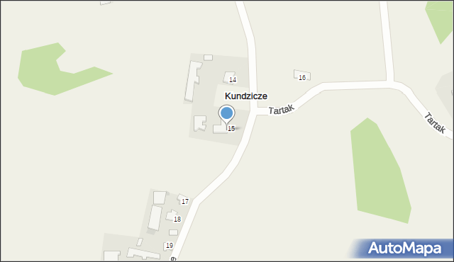 Kundzicze, Kundzicze, 16, mapa Kundzicze