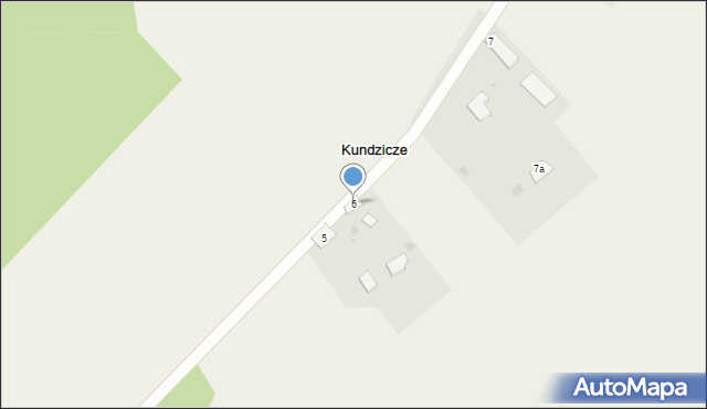 Kundzicze, Kundzicze, 6, mapa Kundzicze