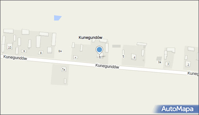 Kunegundów, Kunegundów, 6, mapa Kunegundów