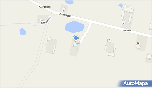 Kuniewo, Kuniewo, 7, mapa Kuniewo