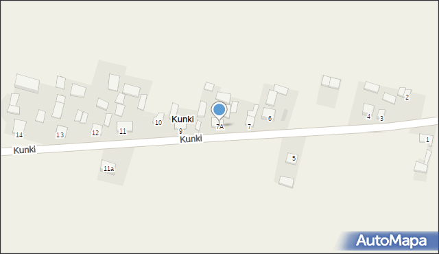 Kunki, Kunki, 7A, mapa Kunki