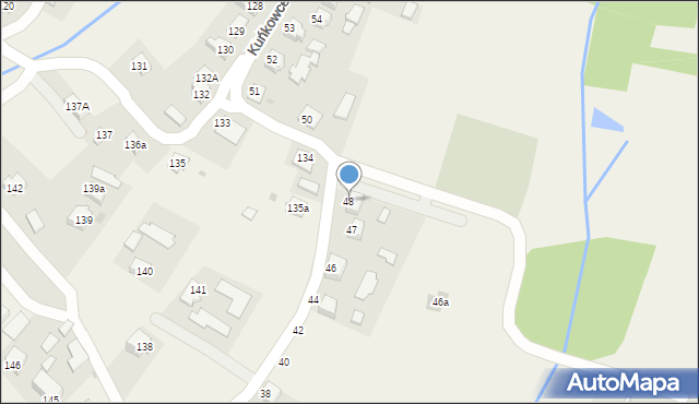 Kuńkowce, Kuńkowce, 48, mapa Kuńkowce