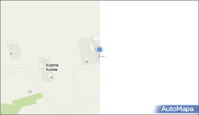 Kunów, Kunów, 37, mapa Kunów